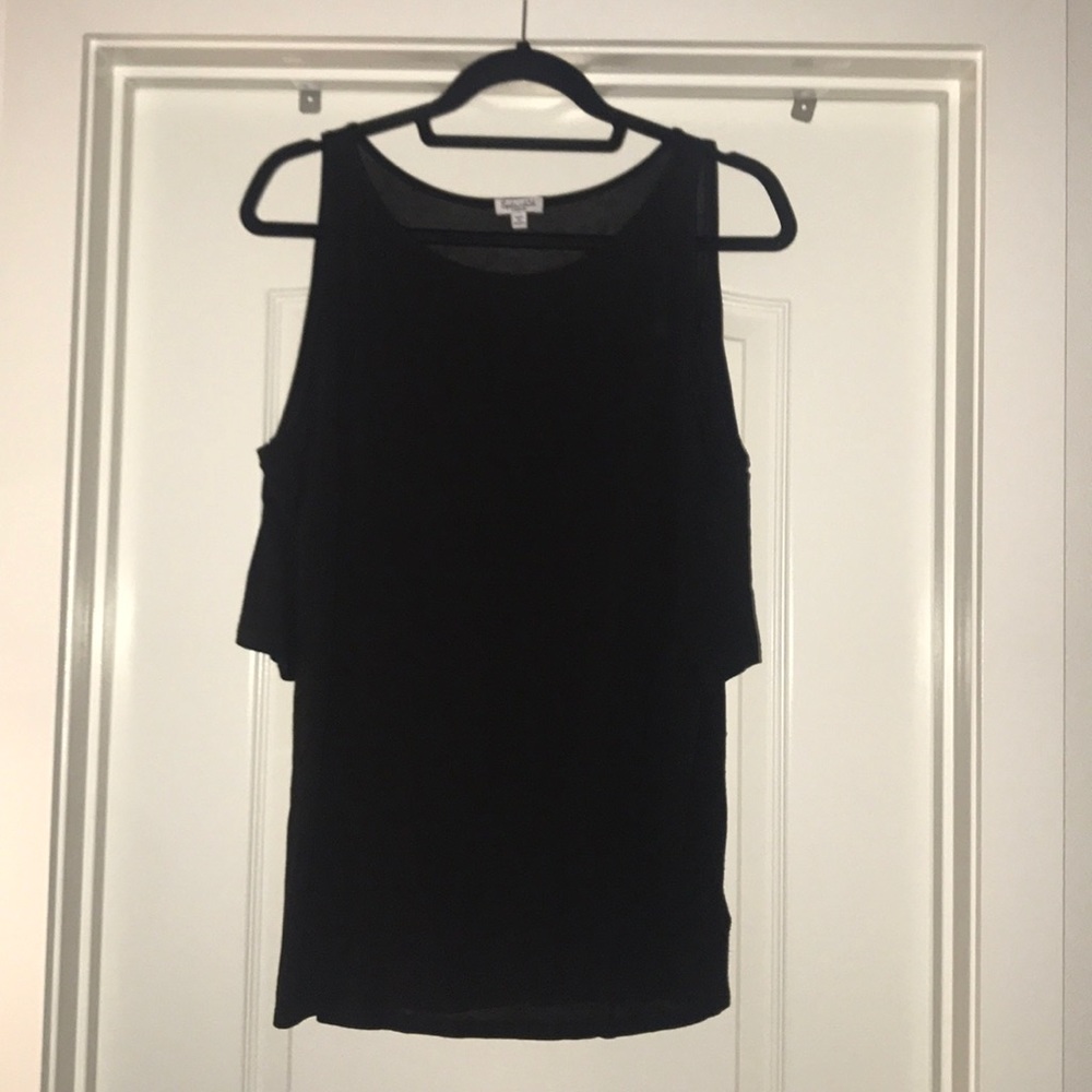 Splendid cold shoulder tee